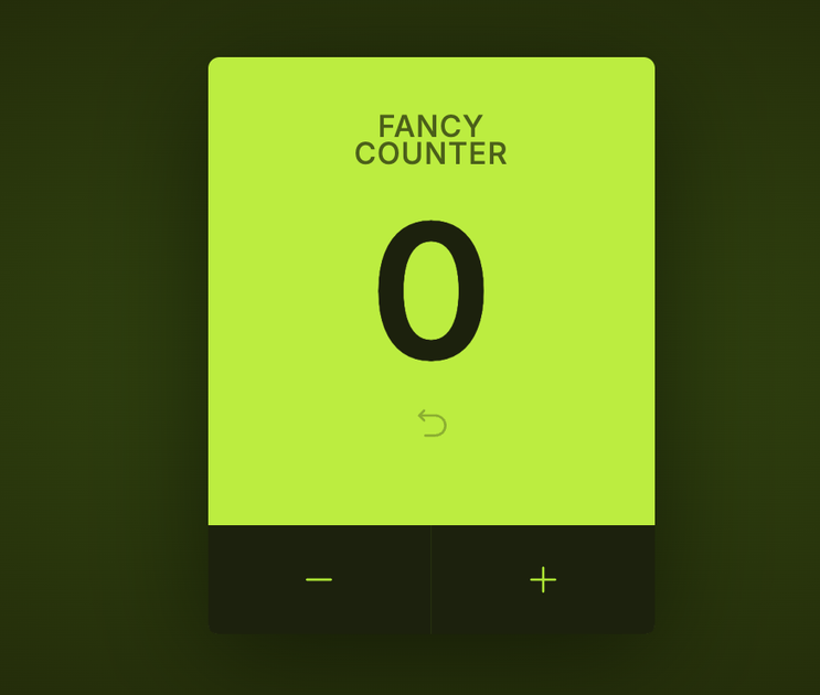 Fancy Counter